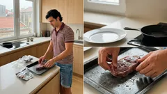 Esqueceu-se de tirar a carne do congelador? Há um truque simples que acelera a descongelação sem a “cozinhar” por fora